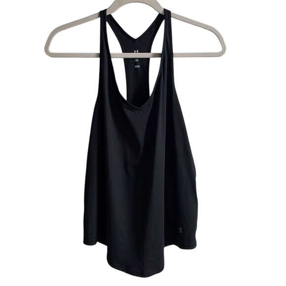 Under Armour Womens Performance Racerback Tank Top UA Sport Shirt- M- Black- NWT - Picture 1 of 11